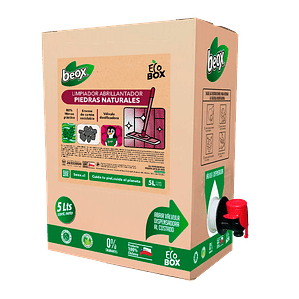 Limpiador Abrillantador Baldosas Y Piedras Naturales Beox® Ecobox 5 Lts