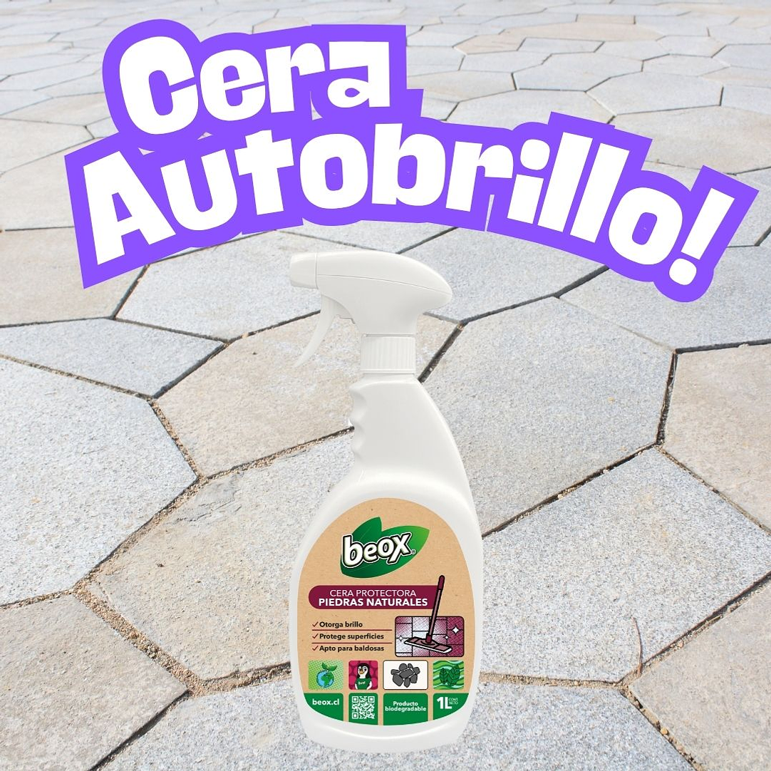 Cera Pisos Baldosas y Piedras Naturales  Beox® 1 Lt 3