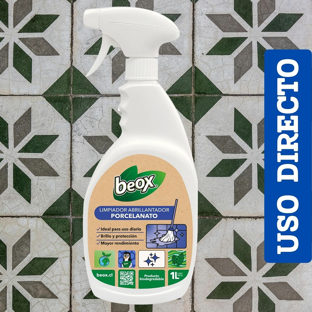 Limpiador Abrillantador Porcelanato Y Ceramicas Beox® 1 Lt 2