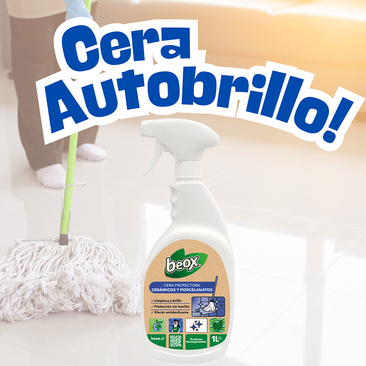 Cera Pisos Porcelanato Y Ceramicas Beox® 1 Lt 2