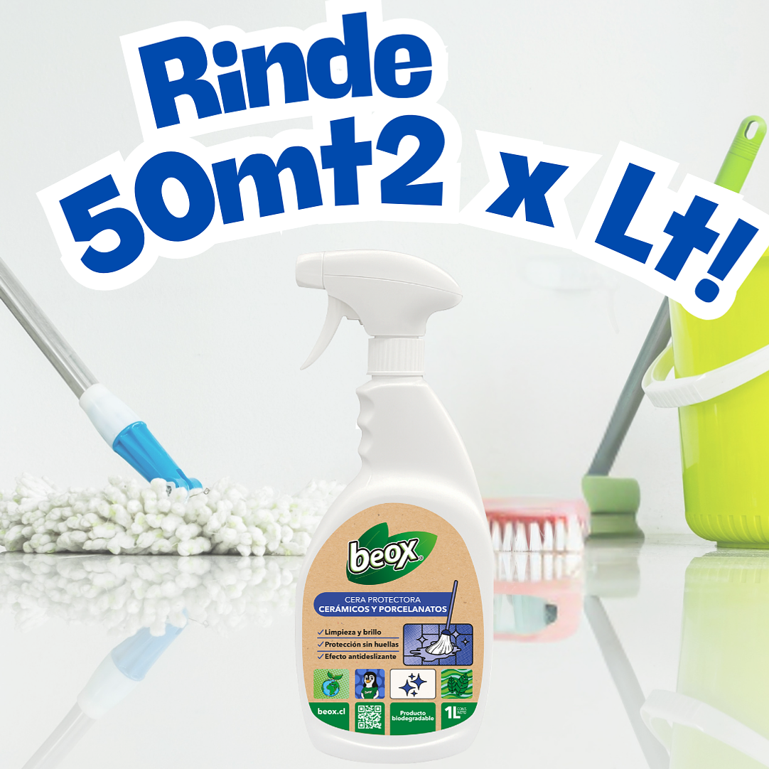 Cera Pisos Porcelanato Y Ceramicas Beox® 1 Lt 3