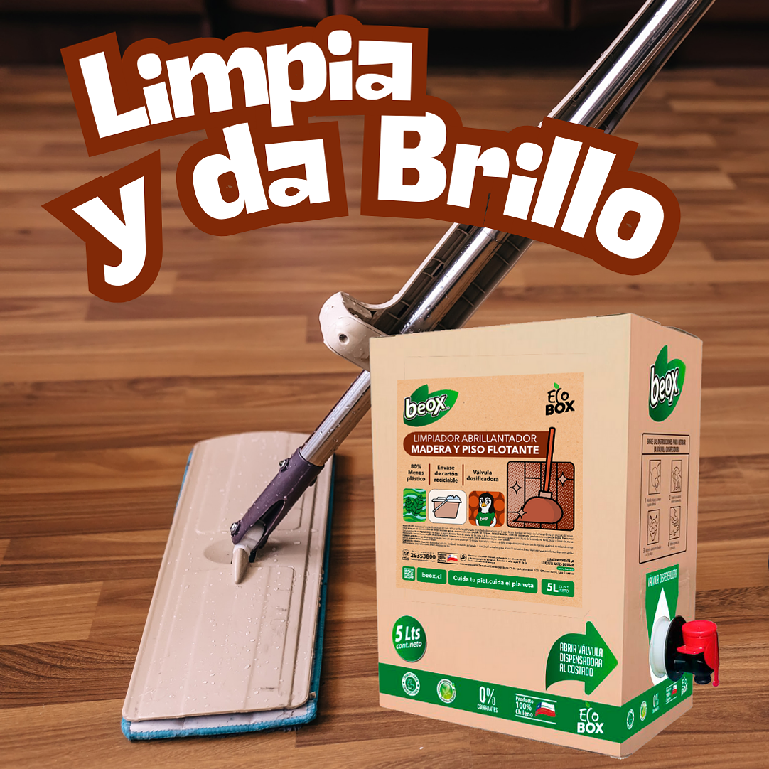 Removedor + Limpiador Piso Flotante/Laminado Beox® 5 Lts 7