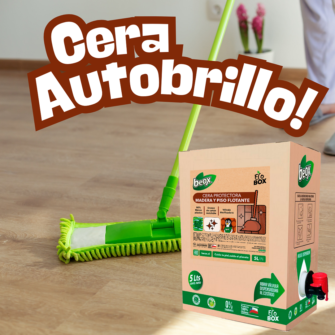 Cera para Piso Flotante y Parquet Beox® 5 Lts 2