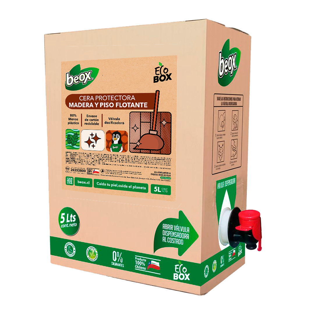 Cera para Piso Flotante y Parquet Beox® 5 Lts 1