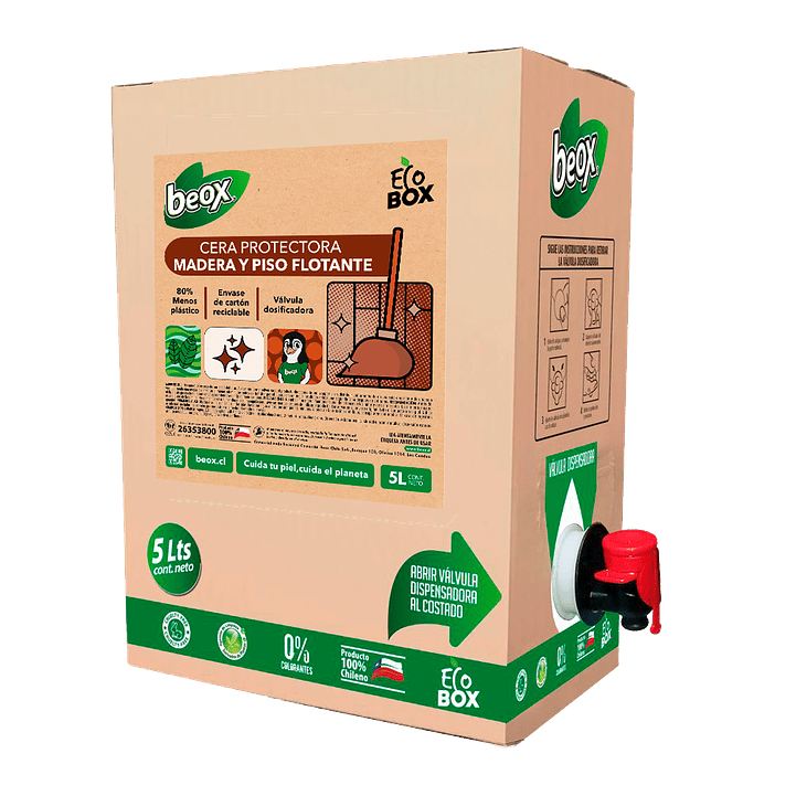 Cera para Piso Flotante y Parquet Beox® 5 Lts 1