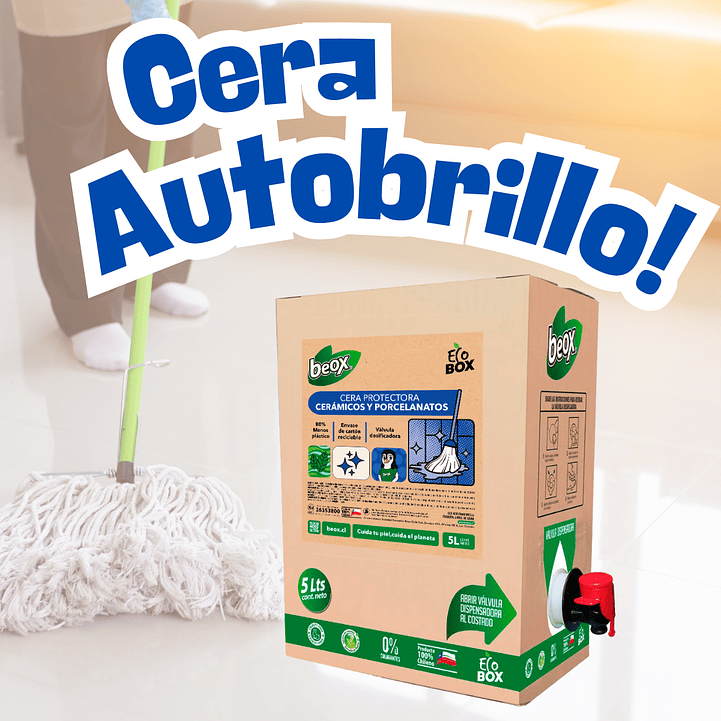 Cera Pisos Porcelanato Y Ceramicas Beox® 5 Lts 3