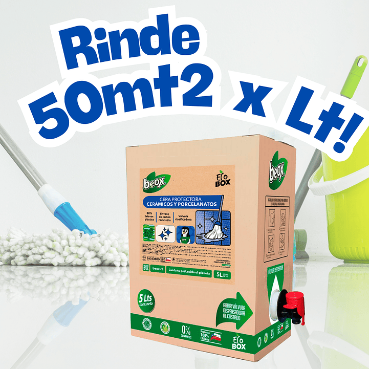 Cera Pisos Porcelanato Y Ceramicas Beox® 5 Lts 4