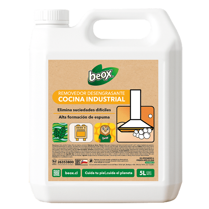 Removedor Desengrasante para Cocina Beox® 5 Lts 3