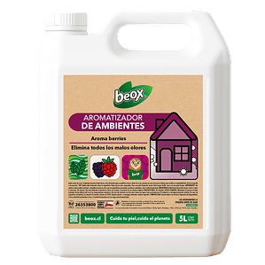 Aromatizador Telas Y Ambientes Berries Beox® 5 Lts