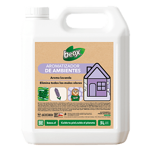 Aromatizador Telas Y Ambientes Lavanda Beox® 5 Lts