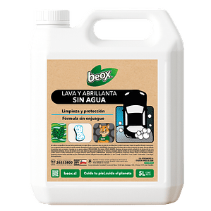 Lava Y Abrillanta Sin Agua Beox® 5 Lts