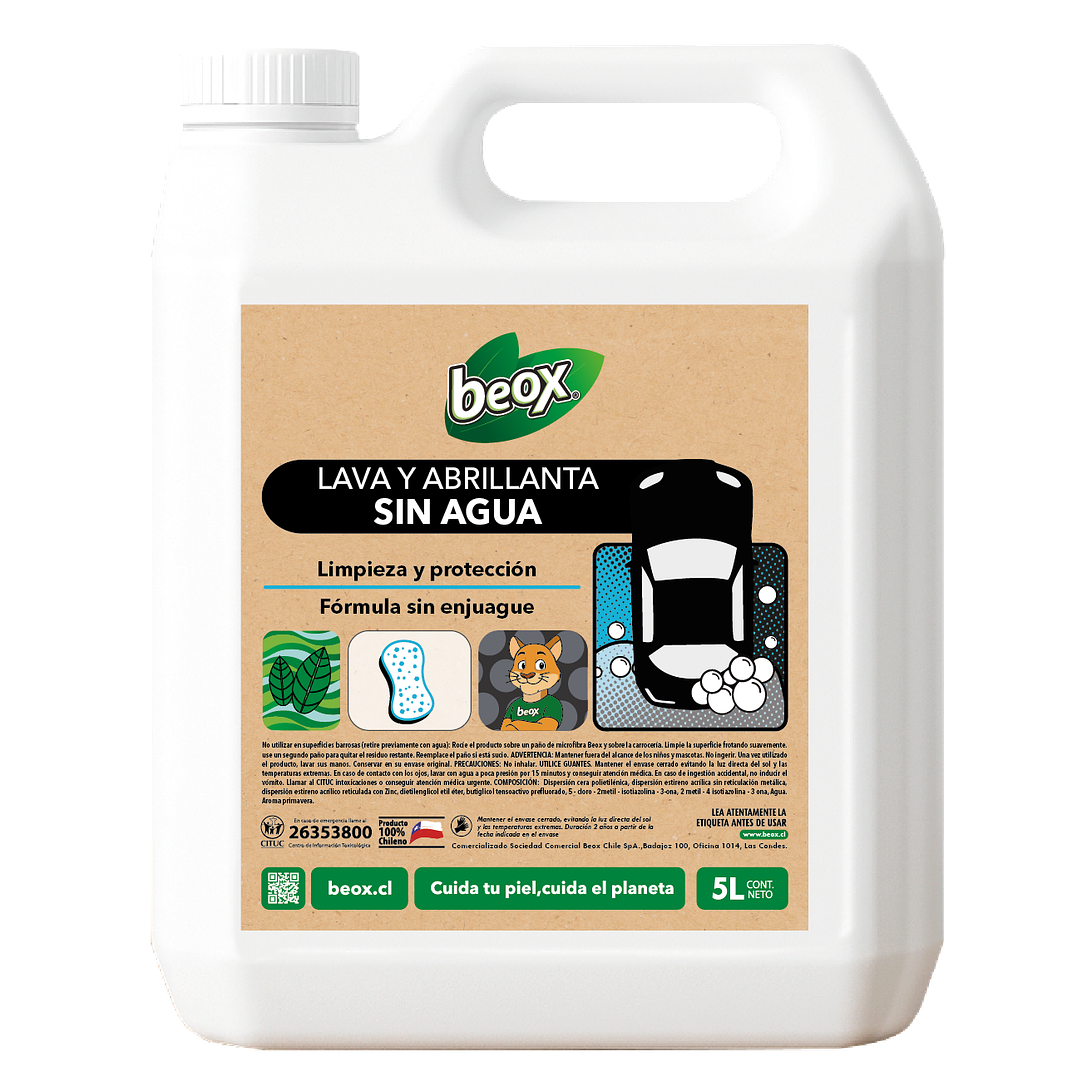Kit Profesional Lavado Auto Sin Agua Beox® 4