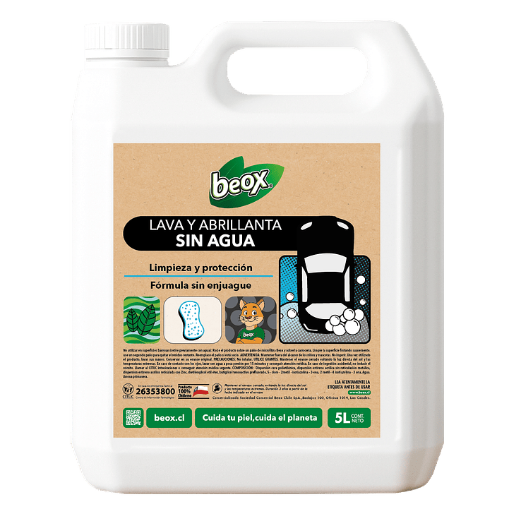 Kit Profesional Lavado Auto Sin Agua Beox® 4