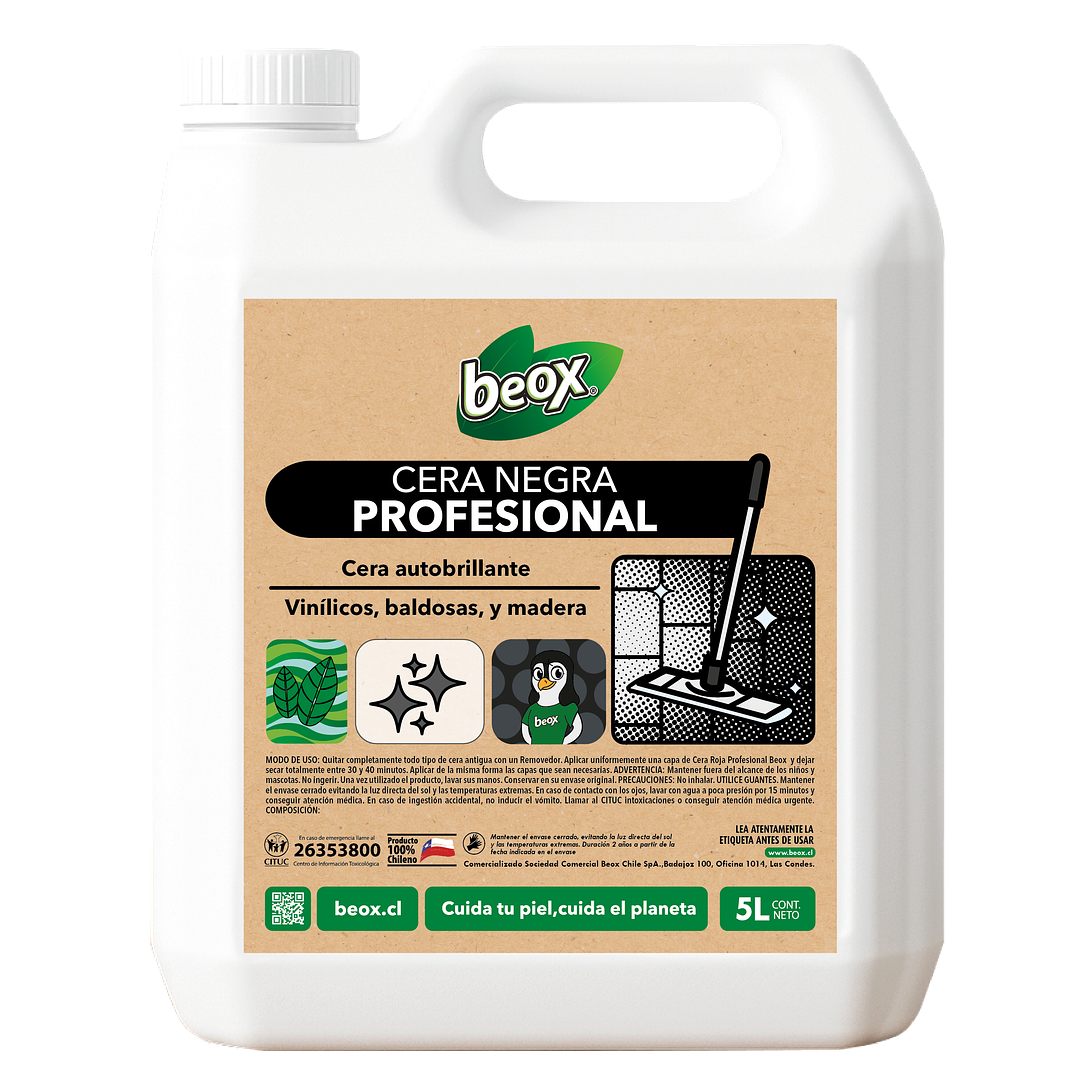 Cera Negra Profesional Beox® 5 Lts 1