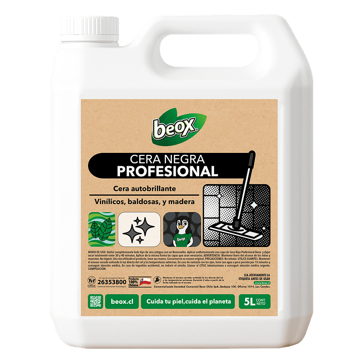 Cera Negra Profesional Beox® 5 Lts 1
