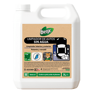 Limpiador De Autos Sin Agua Beox® 5 Lts