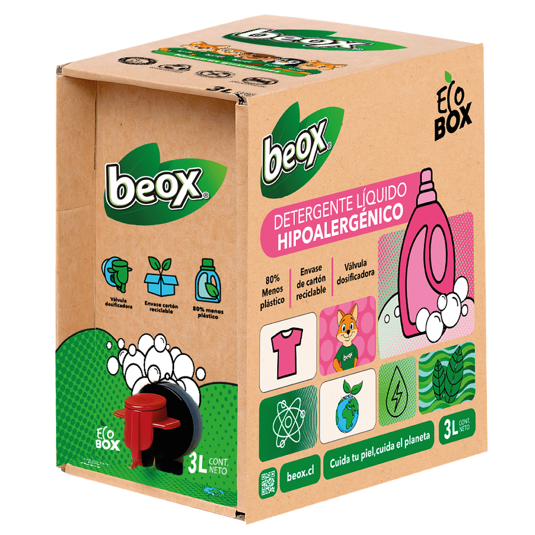 Detergente Hipoalergenico Beox® Ecobox 3 Lts 1