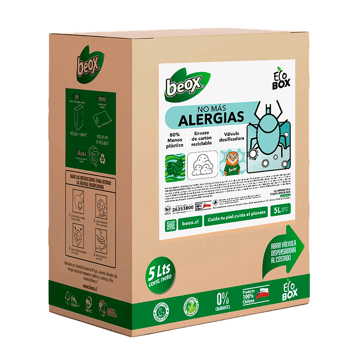 Neutralizador No Mas  Alergia Beox® Ecobox 5 Lts 2