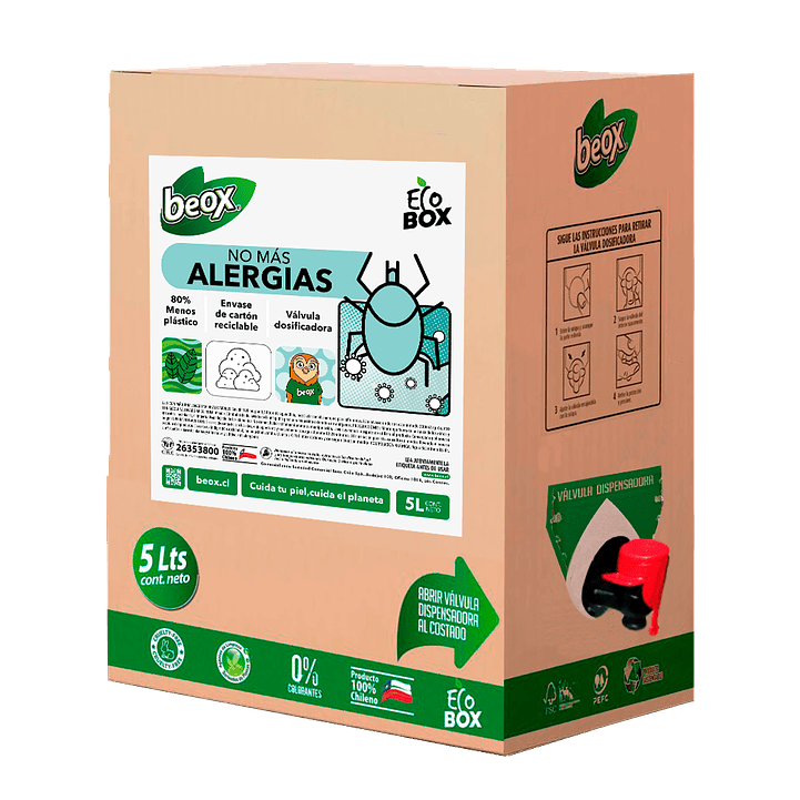Neutralizador No Mas  Alergia Beox® Ecobox 5 Lts 1