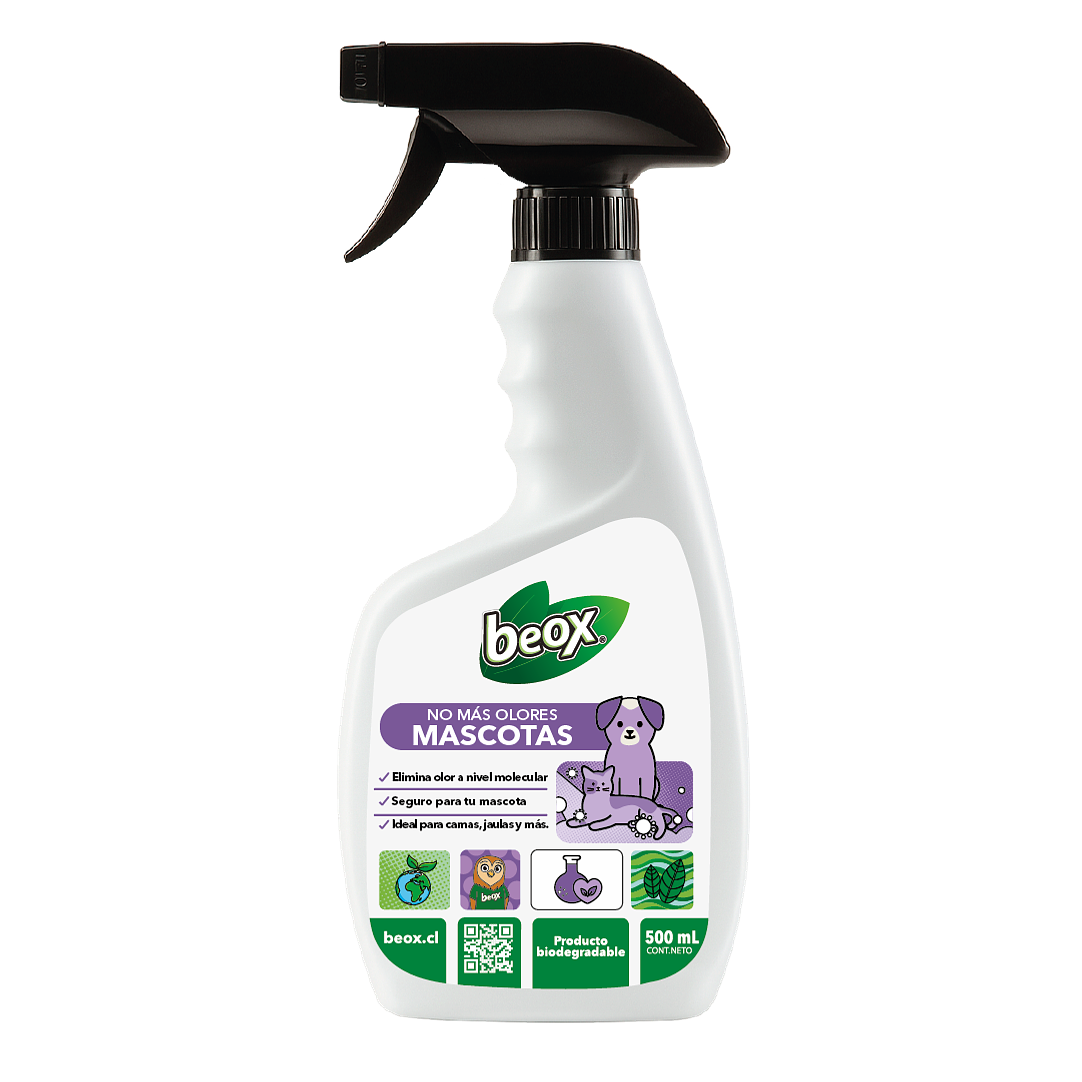 Elimina Destructor Olores Mascotas Beox® 500 Ml 1