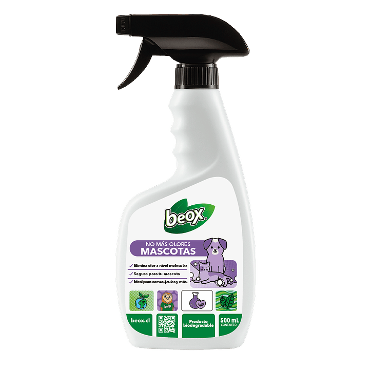 Elimina Destructor Olores Mascotas Beox® 500 Ml 1