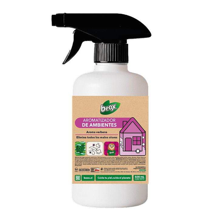 Aromatizador Telas Y Ambientes Verbena Beox® 500 Ml 1