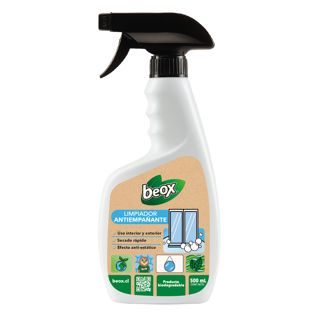 Limpiador Antiempañante Vidrios Beox® 500 Ml 1