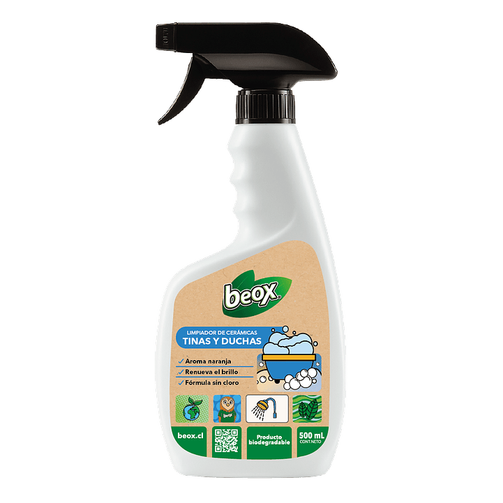 Limpiador Cerámicas Tinas Y Duchas Beox® 500 Ml 1