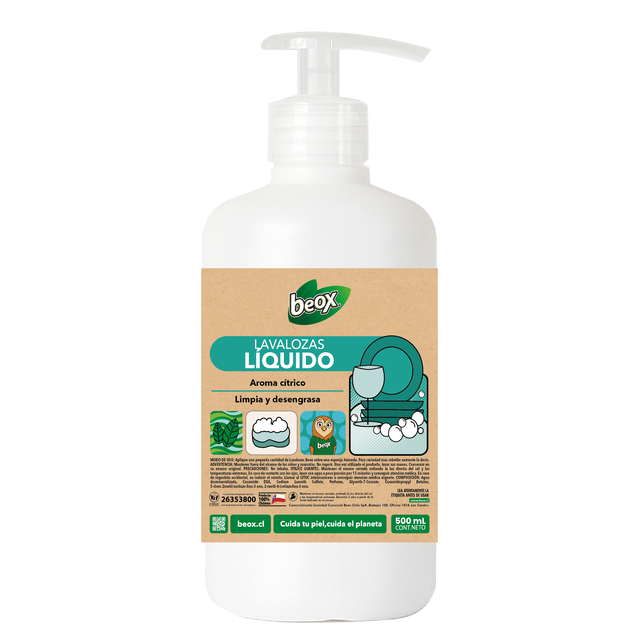 Lavalozas líquido Soda Frosch 500 ml - Producto Ecológico