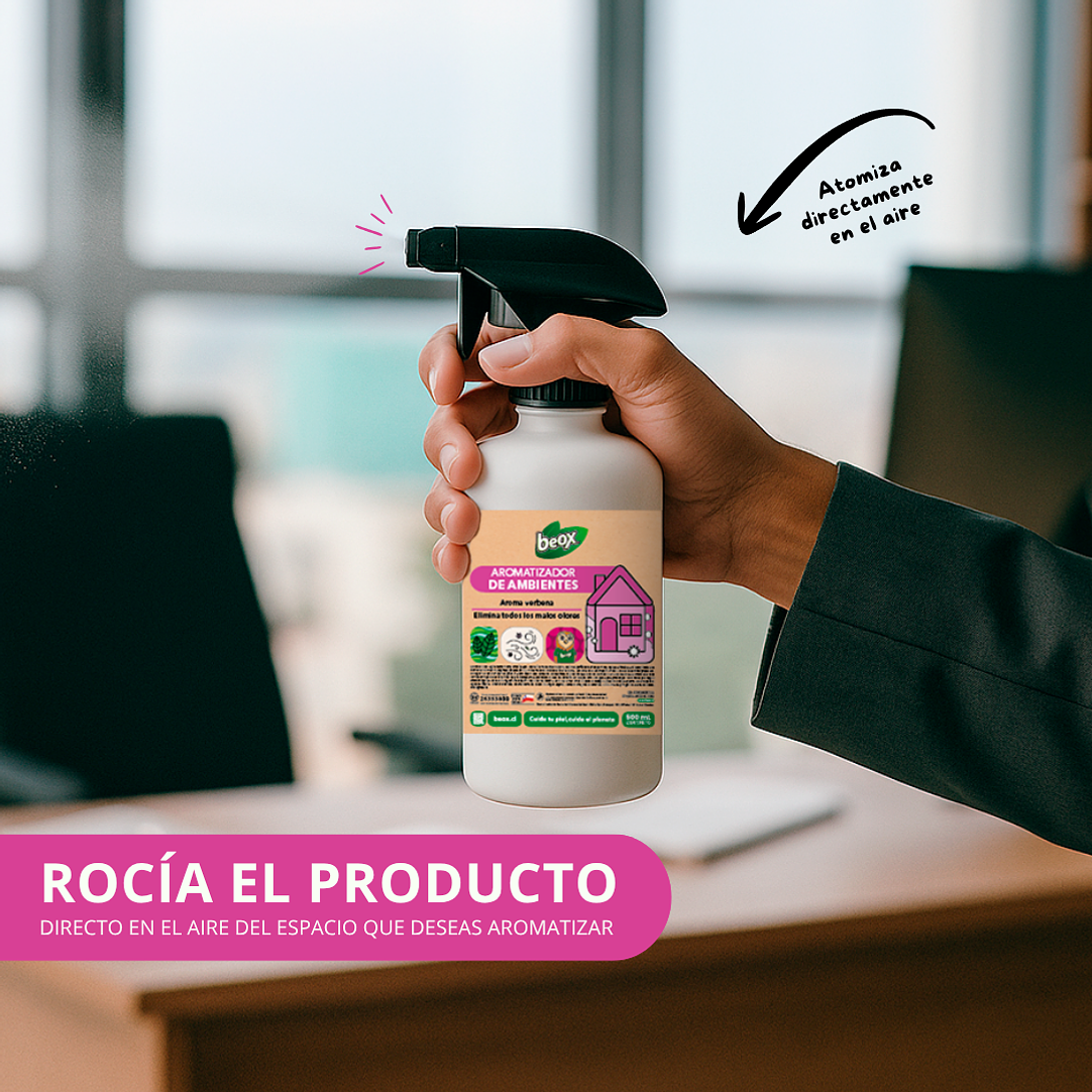 Aromatizador Telas Y Ambientes Verbena Beox® 500 Ml 3