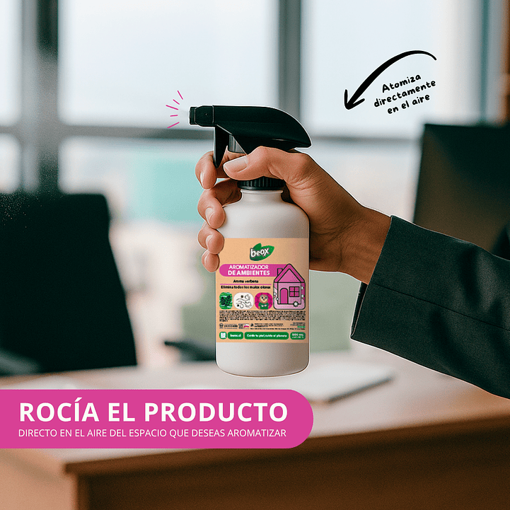 Aromatizador Telas Y Ambientes Verbena Beox® 500 Ml 3