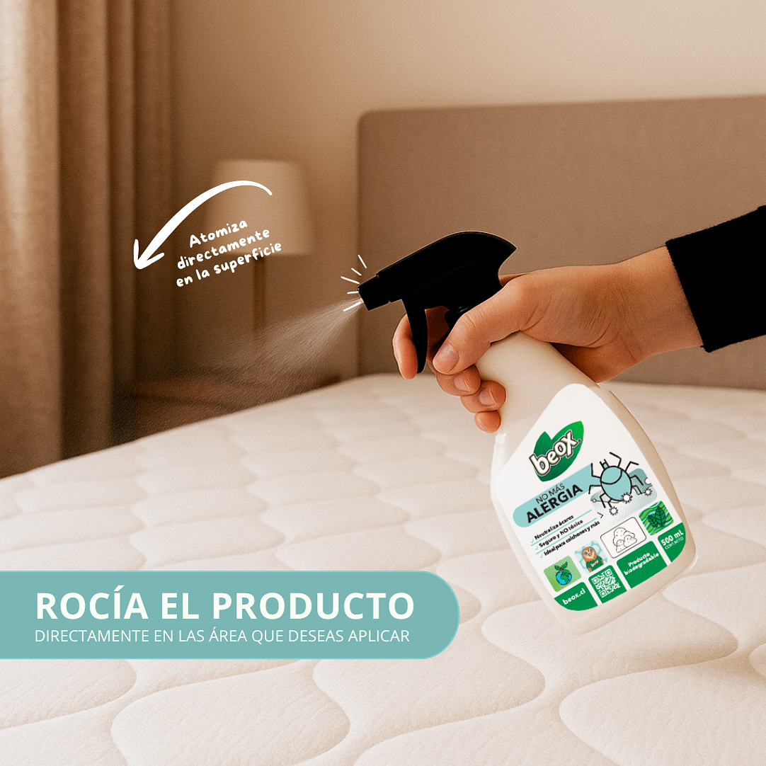 Neutralizador No Mas  Alergia Beox® 500 Ml 3