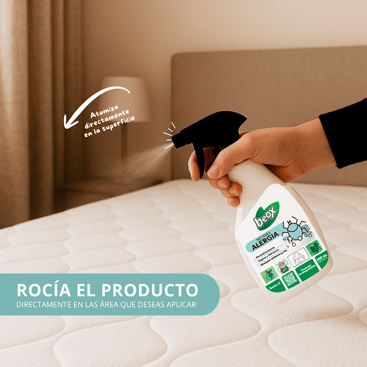 Neutralizador No Mas  Alergia Beox® 500 Ml 3