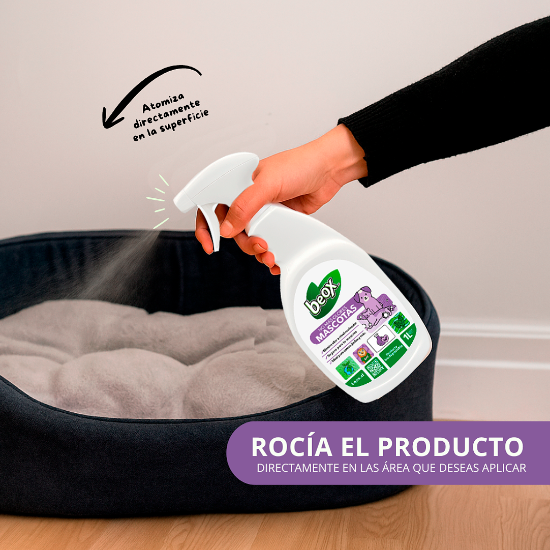 Elimina Destructor Olores Mascotas Beox® 1 Lt 3