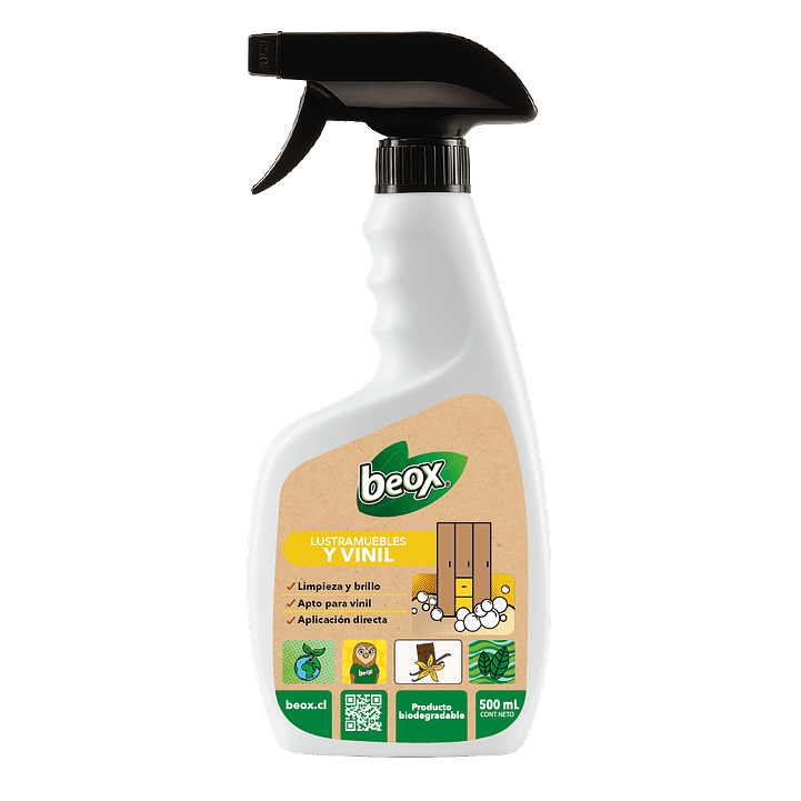 Lustra Muebles Y Vinil Beox® 500 Ml 1