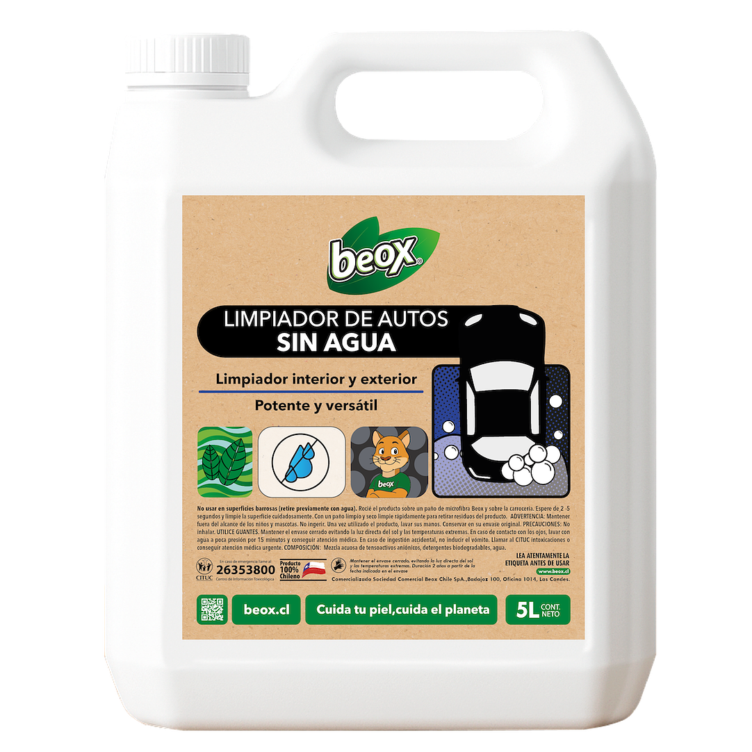 Kit Profesional Lavado Auto Sin Agua Beox® 5
