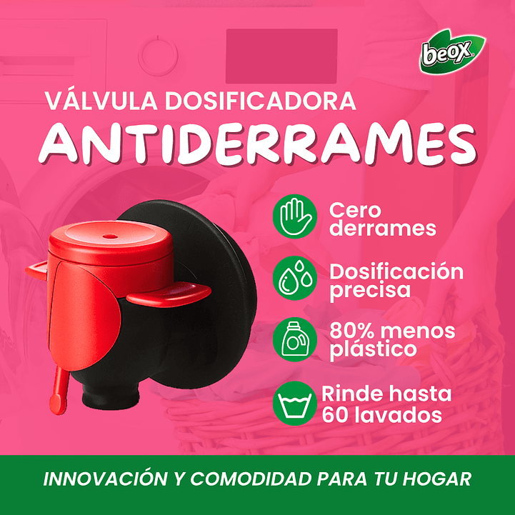 Pack X 3 Detergente Hipoalergenico Beox® Ecobox 3 Lts c/u 3