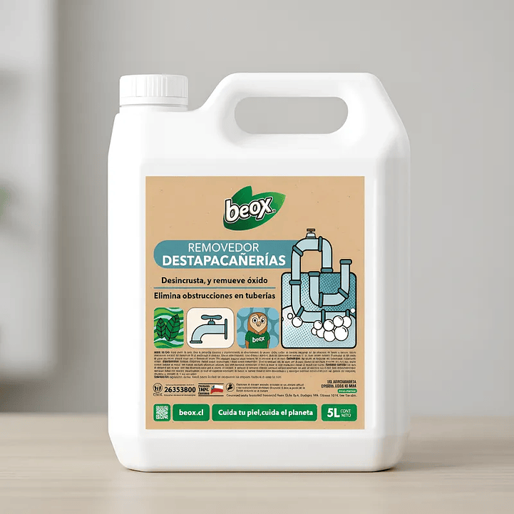 Removedor Destapacañerias Beox® 5 Lts 1