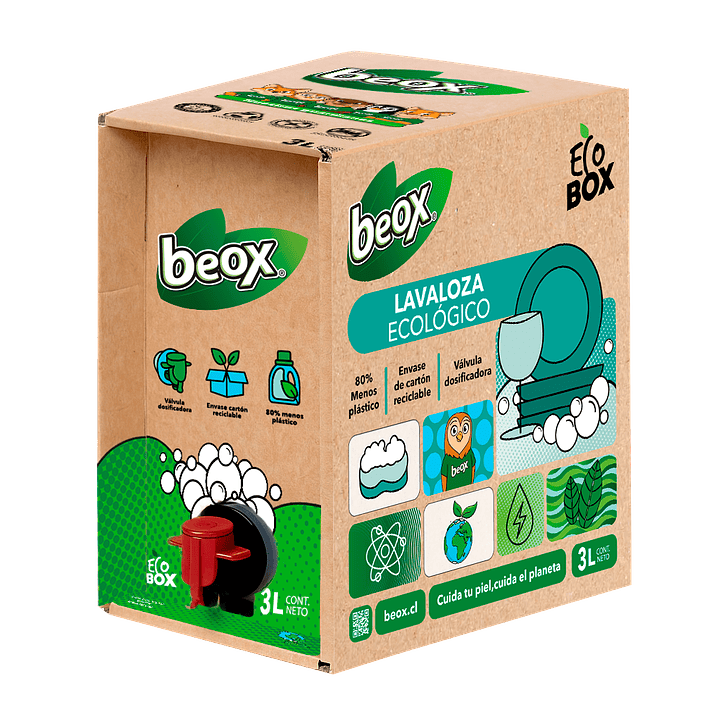 Lavalozas Ecológico Beox® Ecobox 3 Lts 1
