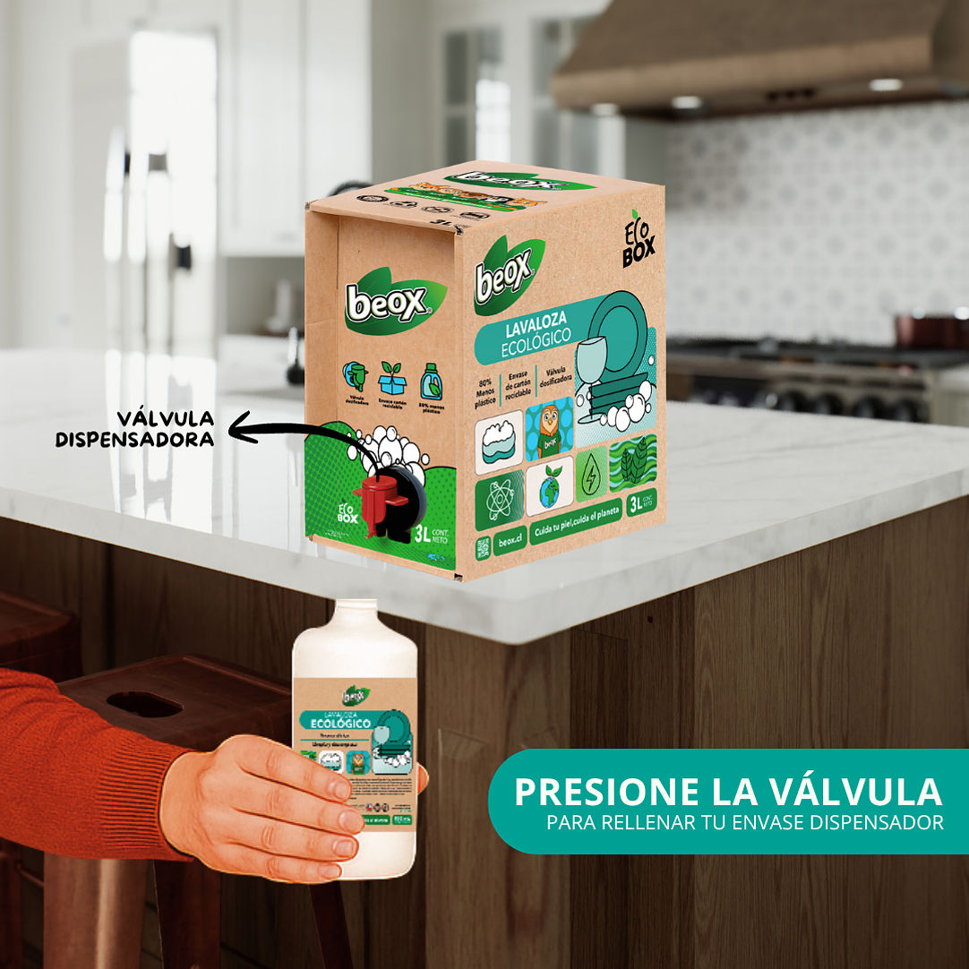 Pack x 2 Lavalozas Ecológico Beox® Ecobox 3 Lts 2