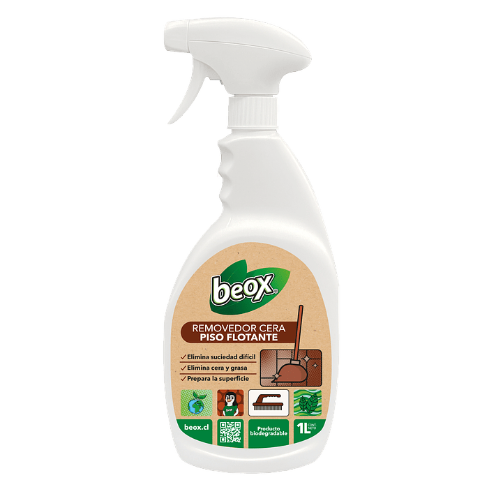 Removedor Manchas + Limpiador Abrillantador Piso Flotante Laminado Beox® 1 Lt 2