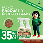 Removedor Manchas + Limpiador Abrillantador Piso Flotante Laminado Beox® 1 Lt - Miniatura 1