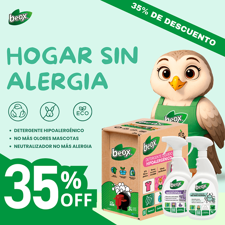 Pack Hogar sin Alergia Beox® 1