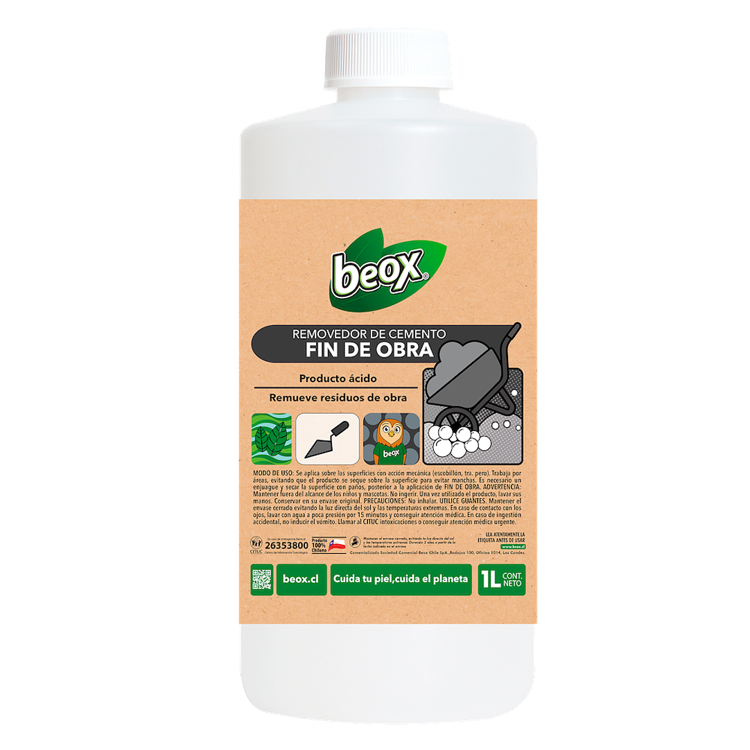 Removedor Limpiador Fin de Obra Beox® 1 Litro 1