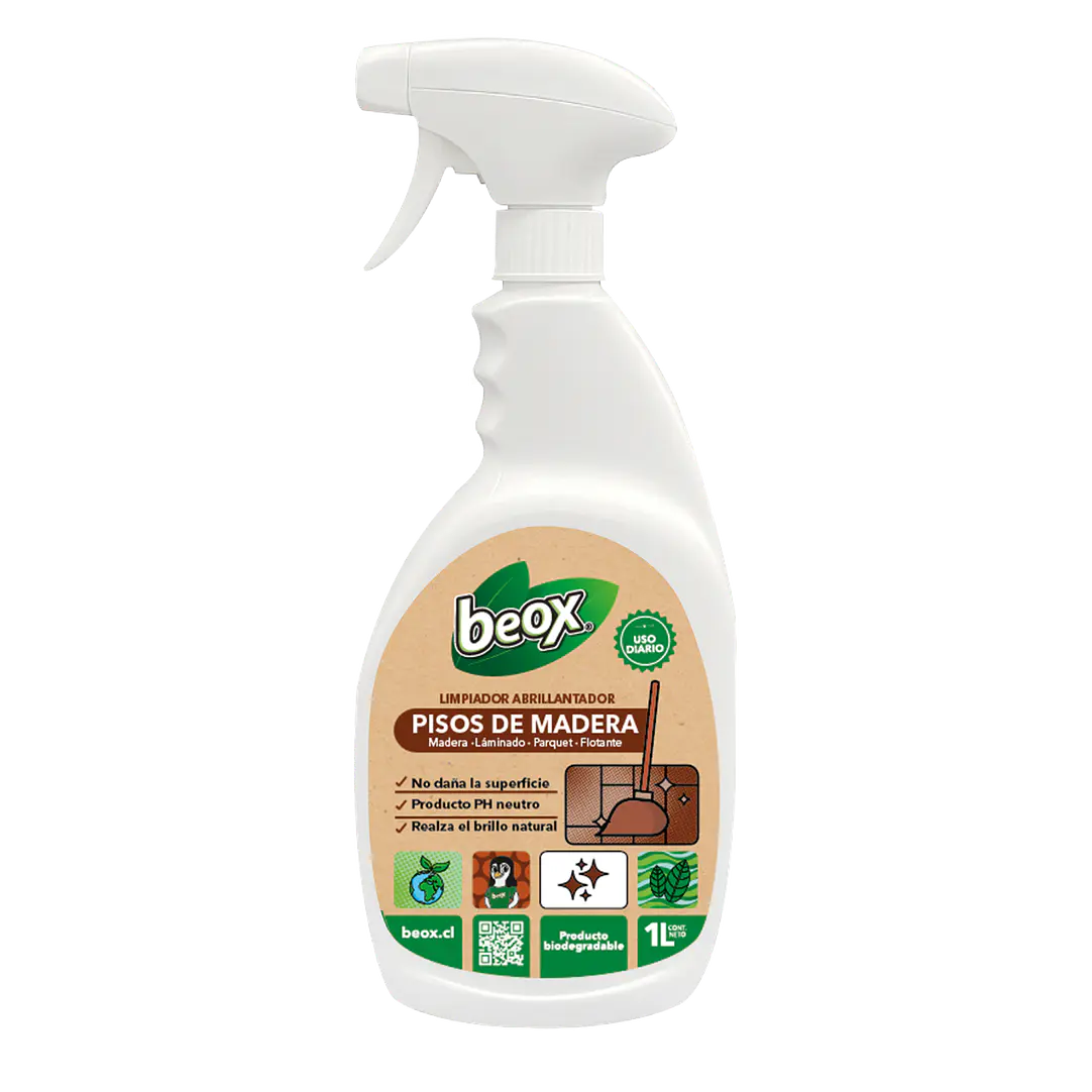 Limpiador Abrillantador Pisos Madera Beox® 1 Lt 1