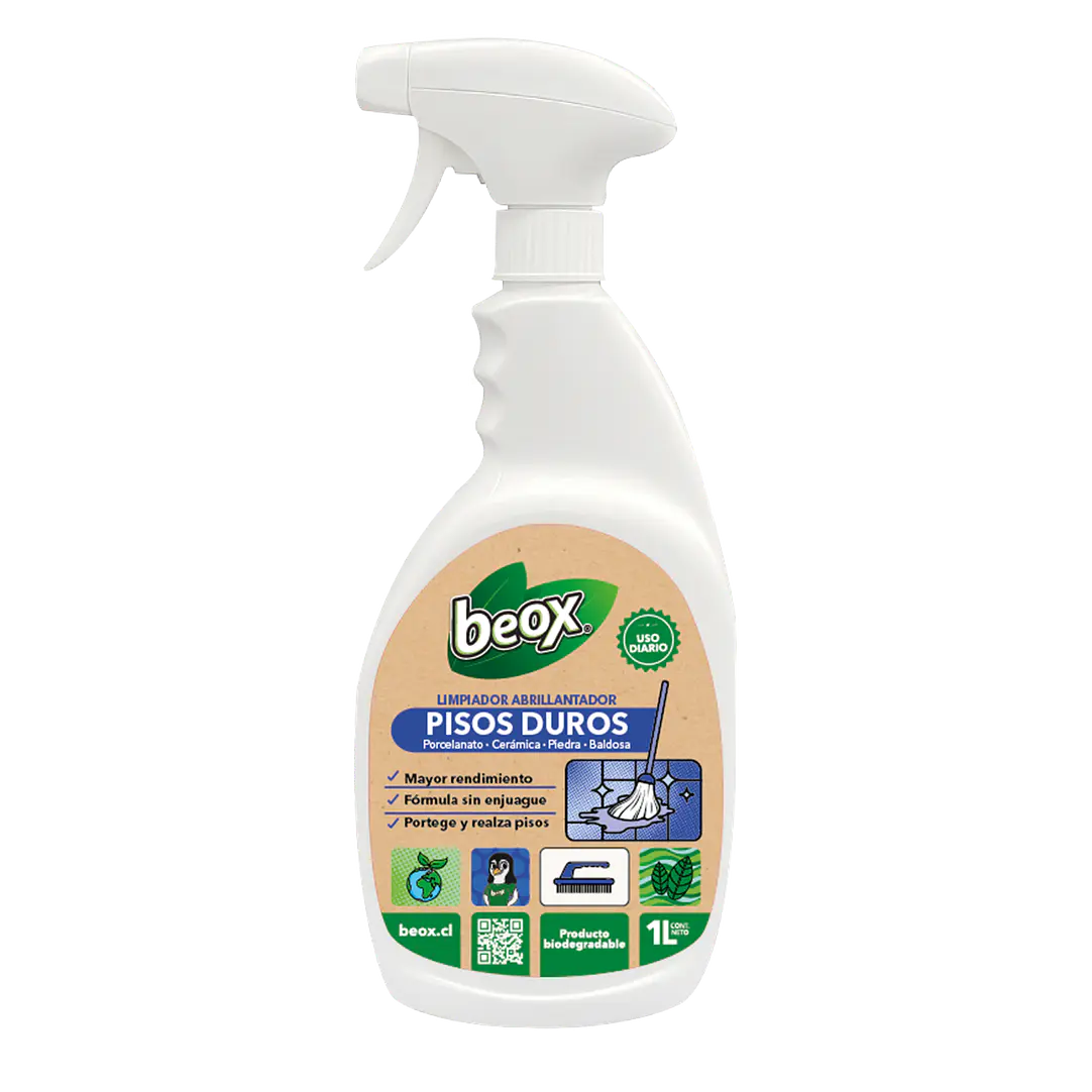 Limpiador Abrillantador Pisos Duros Beox® 1 Lt 1