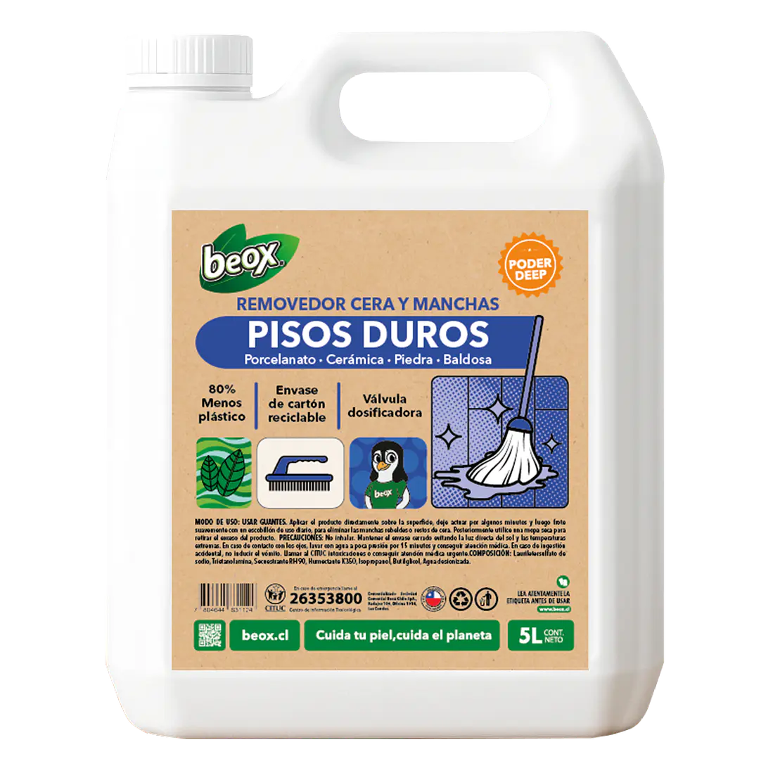 Removedor Manchas Pisos Duros Beox® 5 Lts 1