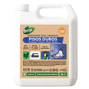 Removedor Manchas Pisos Duros Beox® 5 Lts