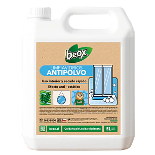 Limpiador Antipolvo Vidrios Beox® 5 Lts