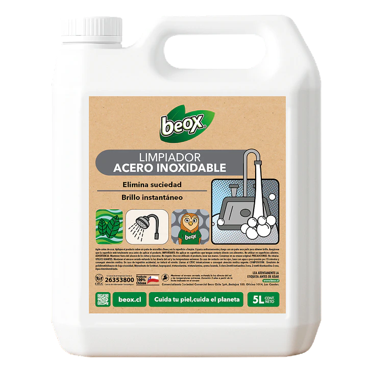 Limpiador Acero Inoxidable Beox® 5 Lts 1